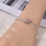 Pink Nyilas Csillagjegy Ezüst Charm