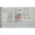 Panacha 112 darabos DIY ékszerkészítő készlet gyerekeknek