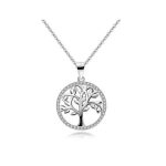 Életfa ezüst ékszer szett Nyaklánc fülbevalóval