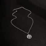 Életfa ezüst ékszer szett Nyaklánc fülbevalóval